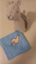 Spieluhr mit Nuscheli Lama